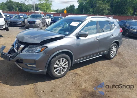 2017 Nissan Rogue Sv from USA, damaged, VIN KNMAT2MV8HP504666